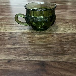 Transparent miniature green cup